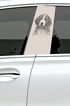 Araç Kapı Direk Kaplama Folyosu Desenli (Sağ Sol Takım) (2 Adet) - 22x50 Cm