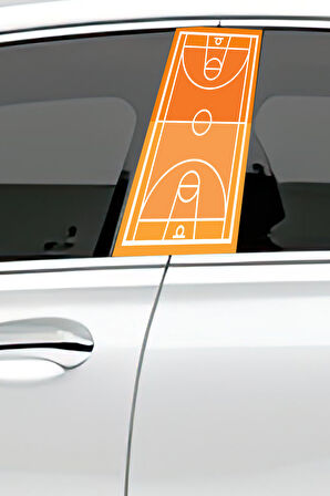 Araç Kapı Direk Kaplama Folyosu Desenli (Sağ Sol Takım) (2 Adet) - 22x50 Cm