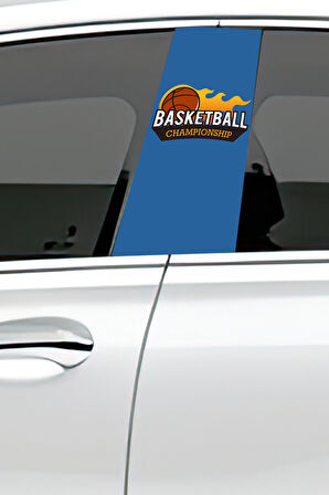 Araç Kapı Direk Kaplama Folyosu Desenli (Sağ Sol Takım) (2 Adet) - 22x50 Cm