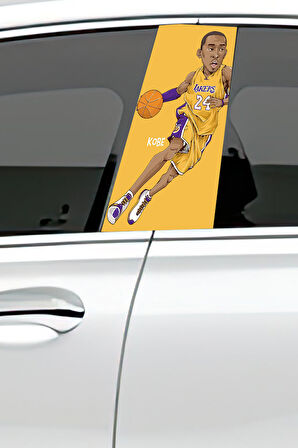 Araç Kapı Direk Kaplama Folyosu Desenli (Sağ Sol Takım) (2 Adet) - 22x50 Cm