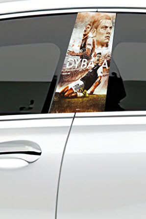 Araç Kapı Direk Kaplama Folyosu Desenli (Sağ Sol Takım) Uyumlu (2 Adet) - 22x50 cm