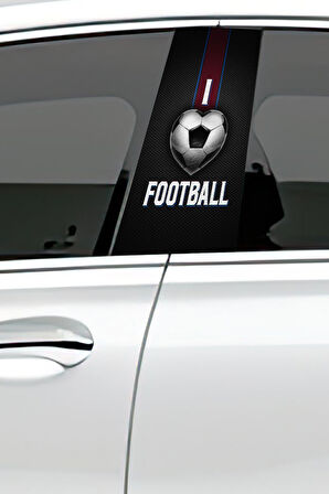 Araç Kapı Direk Kaplama Folyosu Desenli (Sağ Sol Takım) (2 Adet) - 22x50 Cm