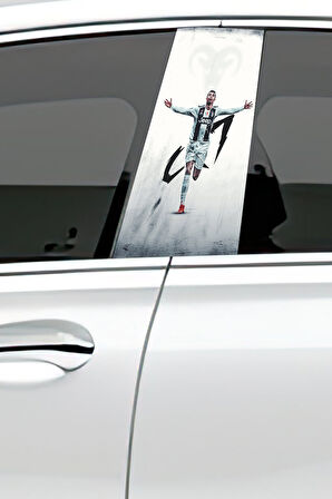 Araç Kapı Direk Kaplama Folyosu Desenli (Sağ Sol Takım) (2 Adet) - 22x50 Cm