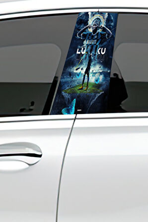 Araç Kapı Direk Kaplama Folyosu Desenli (Sağ Sol Takım) (2 Adet) - 22x50 Cm