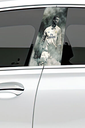 Araç Kapı Direk Kaplama Folyosu Desenli (Sağ Sol Takım) (2 Adet) - 22x50 Cm