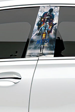 Araç Kapı Direk Kaplama Folyosu Desenli (Sağ Sol Takım) (2 Adet) - 22x50 Cm