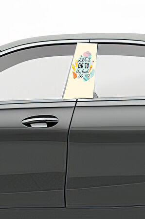 Araç Kapı Direk Kaplama Folyosu Desenli (Sağ Sol Takım) (2 Adet) - 22x50 Cm