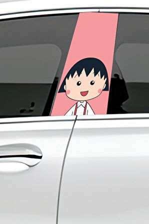 Araç Kapı Direk Kaplama Folyosu Desenli (Sağ Sol Takım) (2 Adet) - 22x50 Cm