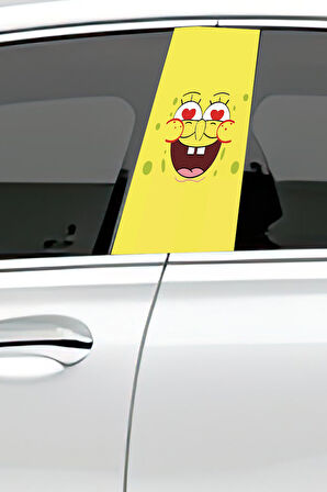 Araç Kapı Direk Kaplama Folyosu Desenli (Sağ Sol Takım) (2 Adet) - 22x50 Cm