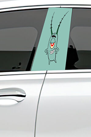 Araç Kapı Direk Kaplama Folyosu Desenli (Sağ Sol Takım) (2 Adet) - 22x50 Cm