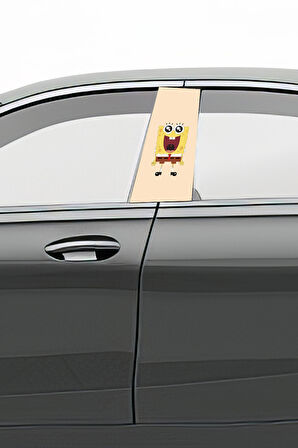 Araç Kapı Direk Kaplama Folyosu Desenli (Sağ Sol Takım) (2 Adet) - 22x50 Cm