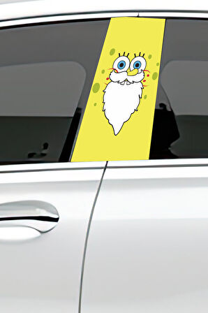 Araç Kapı Direk Kaplama Folyosu Desenli (Sağ Sol Takım) (2 Adet) - 22x50 Cm