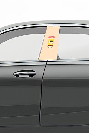 Araç Kapı Direk Kaplama Folyosu Desenli (Sağ Sol Takım) (2 Adet) - 22x50 Cm