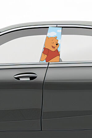 Araç Kapı Direk Kaplama Folyosu Desenli (Sağ Sol Takım) (2 Adet) - 22x50 Cm