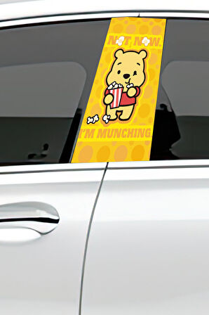 Araç Kapı Direk Kaplama Folyosu Desenli (Sağ Sol Takım) (2 Adet) - 22x50 Cm