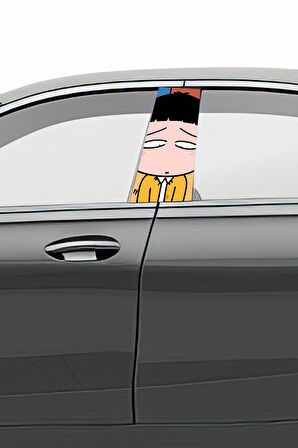 Araç Kapı Direk Kaplama Folyosu Desenli (Sağ Sol Takım) (2 Adet) - 22x50 Cm