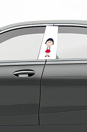 Araç Kapı Direk Kaplama Folyosu Desenli (Sağ Sol Takım) (2 Adet) - 22x50 Cm