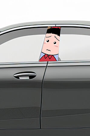 Araç Kapı Direk Kaplama Folyosu Desenli (Sağ Sol Takım) (2 Adet) - 22x50 Cm