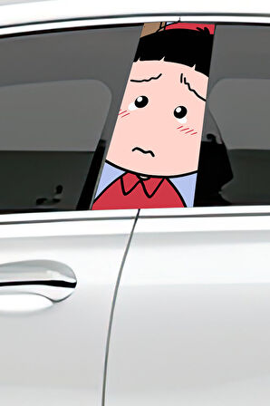 Araç Kapı Direk Kaplama Folyosu Desenli (Sağ Sol Takım) (2 Adet) - 22x50 Cm