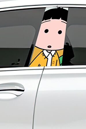 Araç Kapı Direk Kaplama Folyosu Desenli (Sağ Sol Takım) (2 Adet) - 22x50 Cm