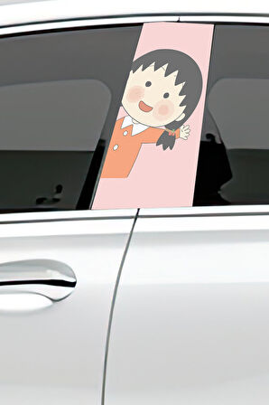 Araç Kapı Direk Kaplama Folyosu Desenli (Sağ Sol Takım) (2 Adet) - 22x50 Cm