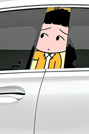 Araç Kapı Direk Kaplama Folyosu Desenli (Sağ Sol Takım) (2 Adet) - 22x50 Cm