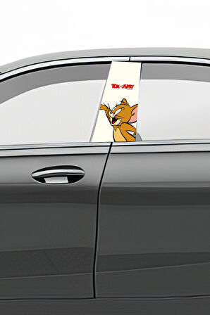 Araç Kapı Direk Kaplama Folyosu Desenli (Sağ Sol Takım) (2 Adet) - 22x50 Cm