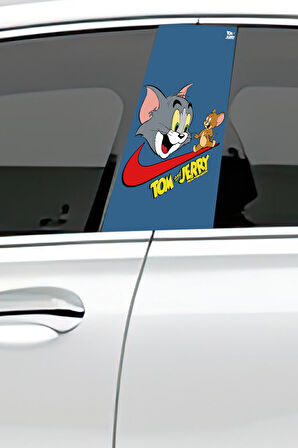 Araç Kapı Direk Kaplama Folyosu Desenli (Sağ Sol Takım) (2 Adet) - 22x50 Cm