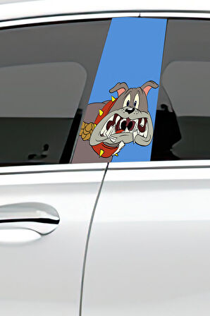 Araç Kapı Direk Kaplama Folyosu Desenli (Sağ Sol Takım) (2 Adet) - 22x50 Cm