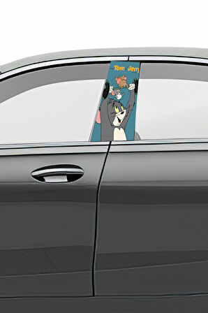 Araç Kapı Direk Kaplama Folyosu Desenli (Sağ Sol Takım) (2 Adet) - 22x50 cm