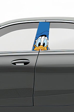 Araç Kapı Direk Kaplama Folyosu Desenli (Sağ Sol Takım) (2 Adet) - 22x50 Cm