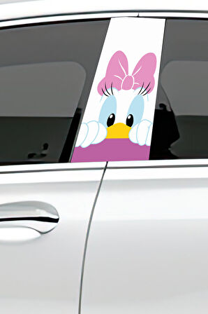 Araç Kapı Direk Kaplama Folyosu Desenli (Sağ Sol Takım) (2 Adet) - 22x50 Cm