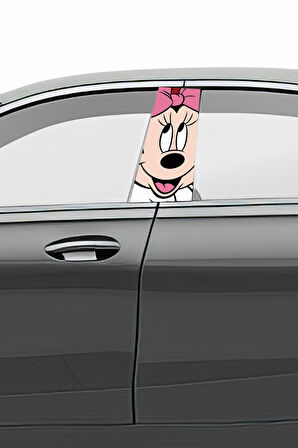 Araç Kapı Direk Kaplama Folyosu Desenli (Sağ Sol Takım) (2 Adet) - 22x50 Cm