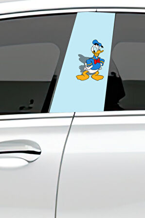 Araç Kapı Direk Kaplama Folyosu Desenli (Sağ Sol Takım) (2 Adet) - 22x50 Cm