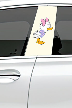 Araç Kapı Direk Kaplama Folyosu Desenli (Sağ Sol Takım) (2 Adet) - 22x50 Cm