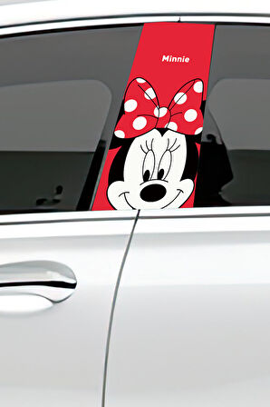 Araç Kapı Direk Kaplama Folyosu Desenli (Sağ Sol Takım) (2 Adet) - 22x50 Cm