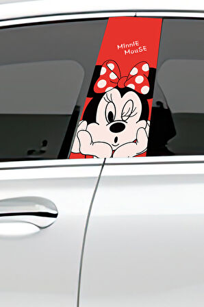 Araç Kapı Direk Kaplama Folyosu Desenli (Sağ Sol Takım) (2 Adet) - 22x50 Cm