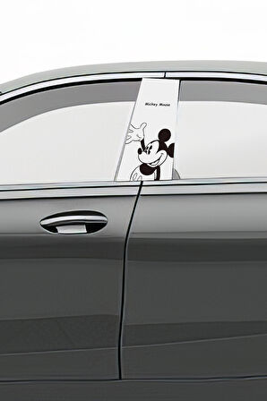 Araç Kapı Direk Kaplama Folyosu Desenli (Sağ Sol Takım) (2 Adet) - 22x50 Cm