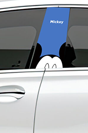 Araç Kapı Direk Kaplama Folyosu Desenli (Sağ Sol Takım) (2 Adet) - 22x50 Cm