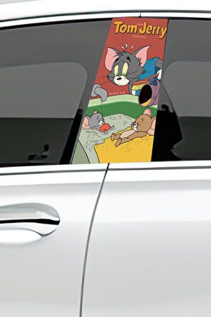 Araç Kapı Direk Kaplama Folyosu Desenli (Sağ Sol Takım) (2 Adet) - 22x50 Cm