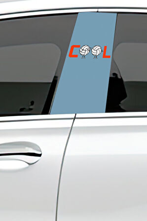 Araç Kapı Direk Kaplama Folyosu Desenli (Sağ Sol Takım) (2 Adet) - 22x50 Cm