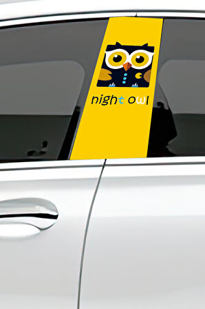 Araç Kapı Direk Kaplama Folyosu Desenli (Sağ Sol Takım) (2 Adet) - 22x50 Cm