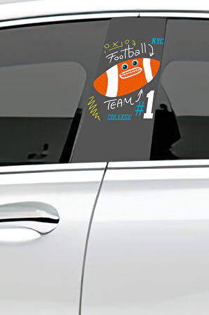 Araç Kapı Direk Kaplama Folyosu Desenli (Sağ Sol Takım) (2 Adet) - 22x50 Cm