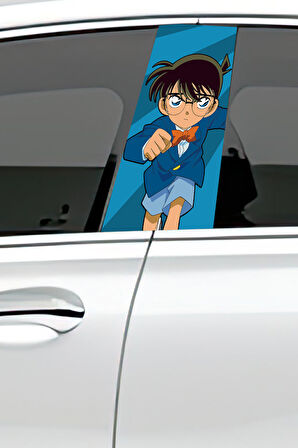 Araç Kapı Direk Kaplama Folyosu Desenli (Sağ Sol Takım) (2 Adet) - 22x50 Cm