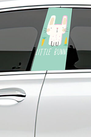 Araç Kapı Direk Kaplama Folyosu Desenli (Sağ Sol Takım) (2 Adet) - 22x50 Cm