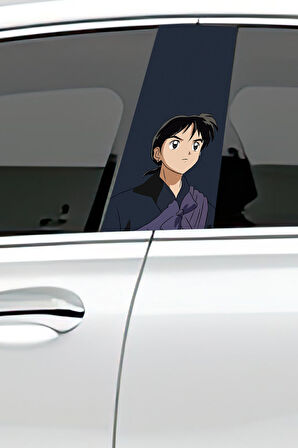 Araç Kapı Direk Kaplama Folyosu Desenli (Sağ Sol Takım) (2 Adet) - 22x50 Cm