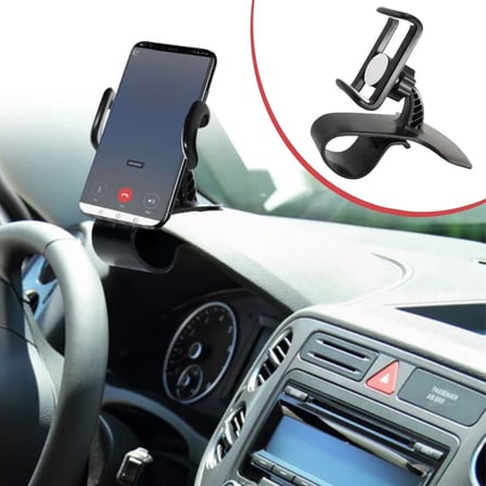 Plentiful® Araç İçi Konsola Takılan Döner Başlıklı Telefon Kıskacı Telefon Tutucu