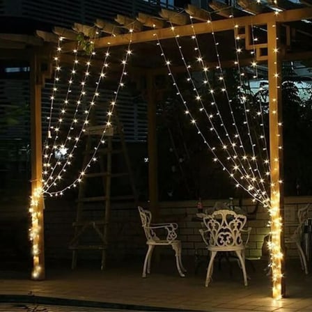 Plentiful® 2x2 Metre 320 Led 8 Fonskiyonlu Dekoratif Led Günışığı Perde