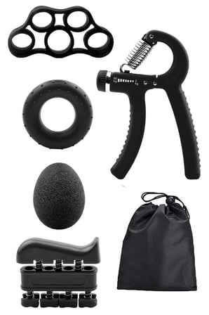 Plentiful® 5 Parça El, Kol ve Parmak Egzersiz Spor Aletleri Seti Fitness Takımı