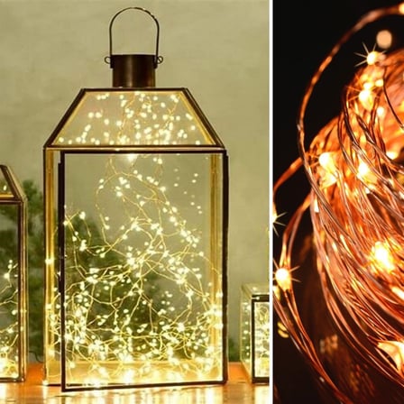 Plentiful® Bakır Tel 3 Metre Dekoratif Aydınlatma Günışığı Led Işık Zinciri